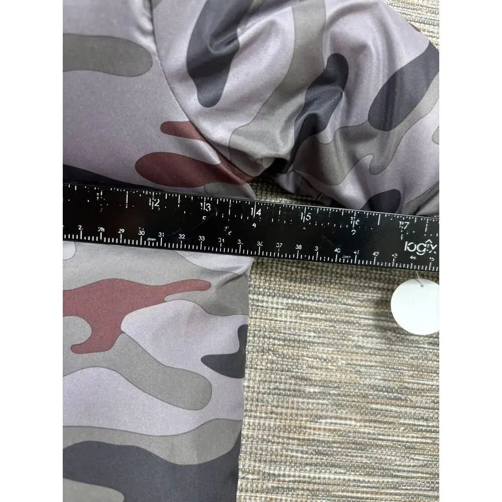 Carter's Snowsuit Boys 6-9 Months Gray Camo Hooded Bunting Insulated Winter